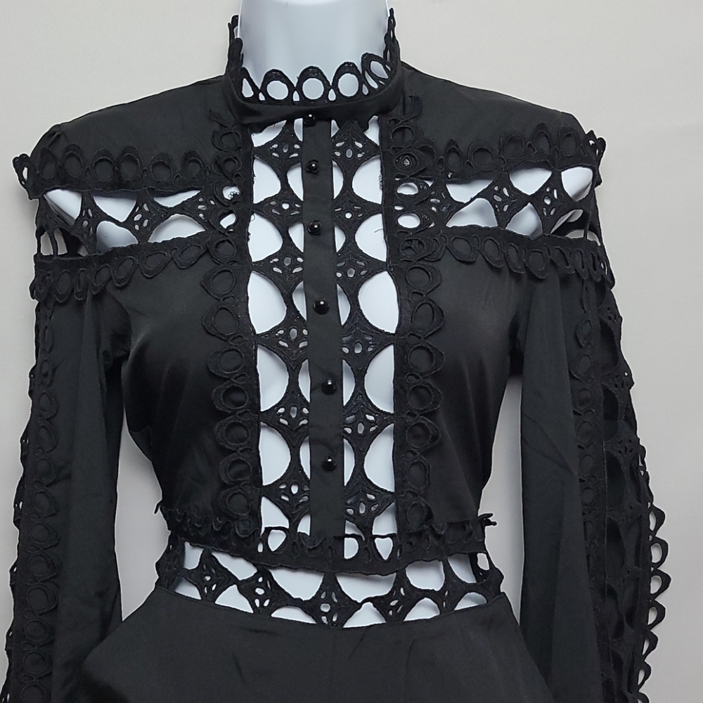 Women New Long Sleeve Skinny Dress - Picture 5 of 8